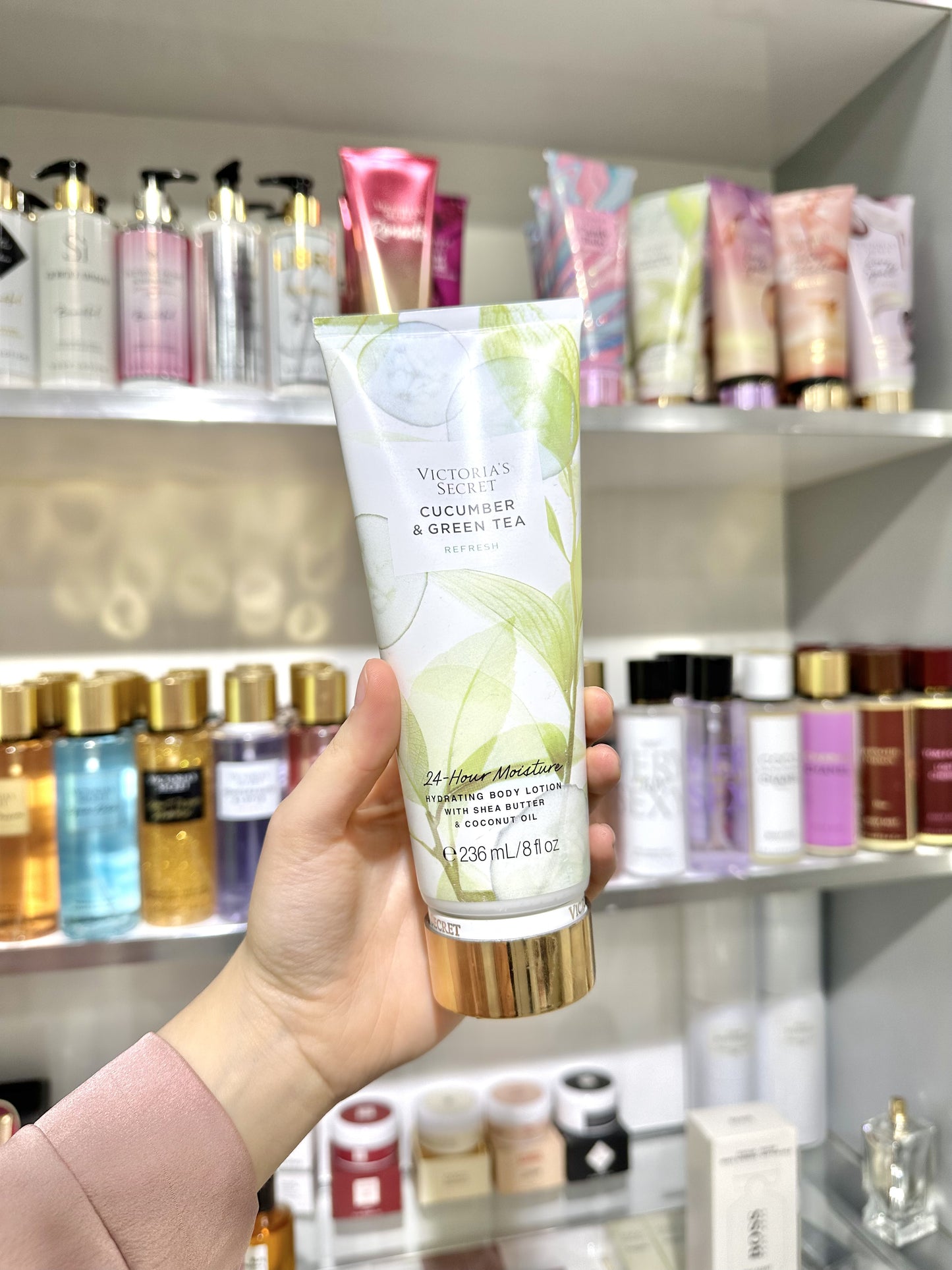 Victoria's Secret cucumber and green tea lotion