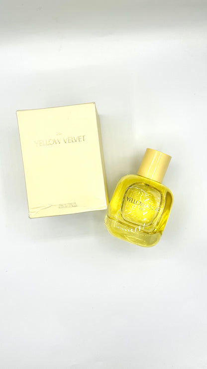 zara yellow velvet parfum