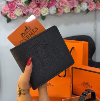 PORTE FEUILLES HERMES LISSE