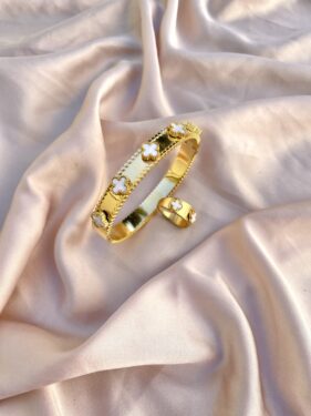 DUO VAN CLEEF BLANC BRACELET ET BAGUE