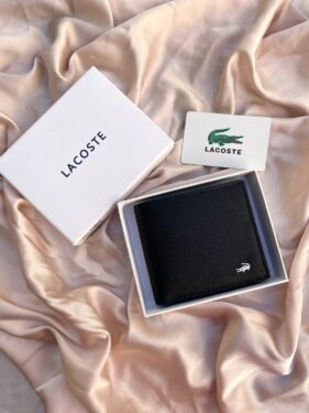 PORTE FEUILLE LACOSTE BOITE BLANCHE