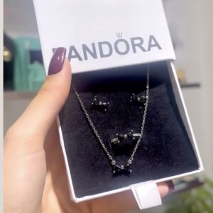 PARURE PANDORA PAPILLON 3P NOIR