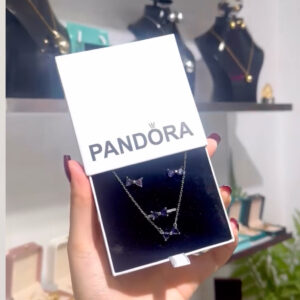 PARURE PANDORA PAPILLON 3P VIOLETTE