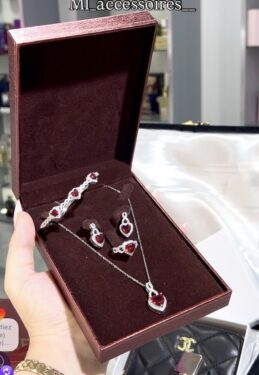 Parure pandora princesse rouge 4p (bracelet)