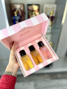COFFRET 3 BRUMES BOMBSHELL BARE VANILLA COCONUT VICTORIA SECRET
