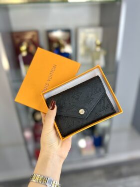 PORTE FEUILLE LV FEMME NOIR