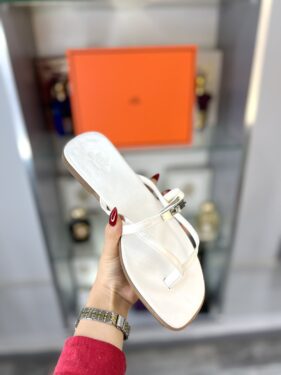 mule kelly hermes blanc 37 + BOITE