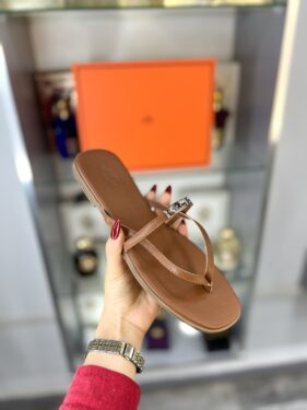 mule kelly hermes marron 39