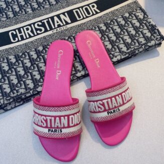 MULE CHRISTIAN DIOR DWAY SLIDE ROSE 38