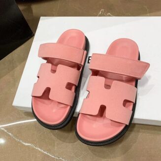 MULE HERMES CHYPRE SANDAL ROSE 37