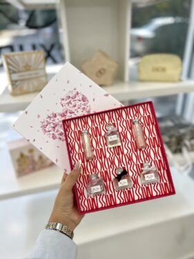COFFRET DIOR 4 MINIATURE 2 BAUME A LEVRE