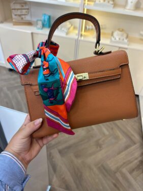 SAC HERMES KELLY MARRON 22cm